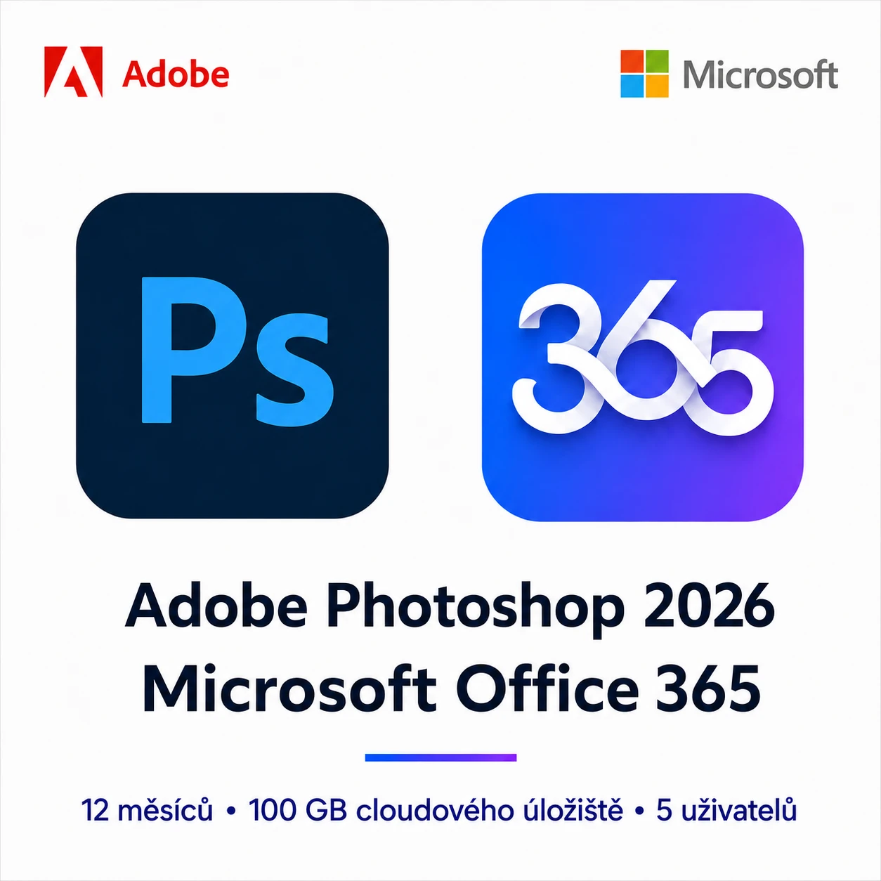 Adobe Photoshop 2026 és Microsoft Office 365 Adobe Photoshop 2026 es Microsoft Office 365
