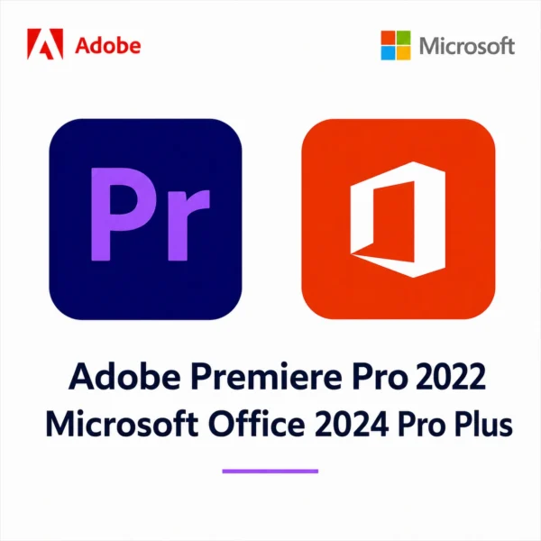 Microsoft Office 2024 Pro Plus + Premiere Pro 2022